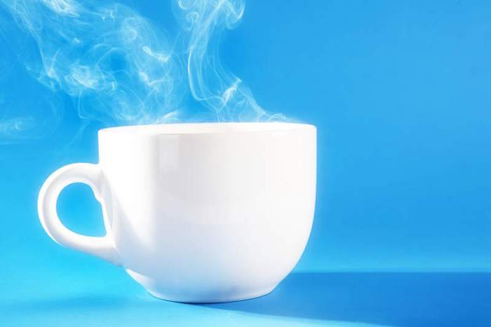 Steaming cup