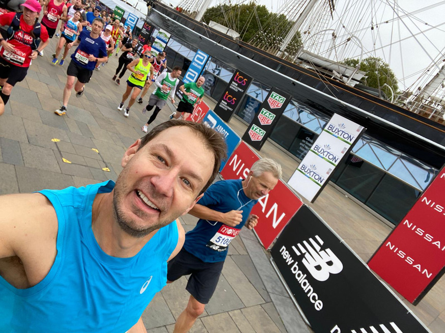 Virgin London Marathon 2021 runner